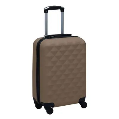 vidaXL Hardcase Trolley Hard Shell Suitcase Travel Case Luggage Brown ABS