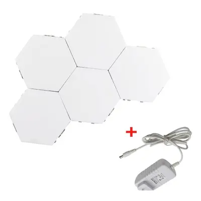 (5Pcs, EU Plug) Touch Sensor Quantum Wall Lamps Hexagon Shape Honeycomb