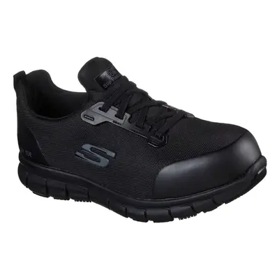 (8 UK, Black) Skechers Womens/Ladies Sure Track Jixie Safety Shoes