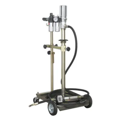 Air Operated Gear Oil Dispensing System - Digital Oil Meter - Mobile Trolley