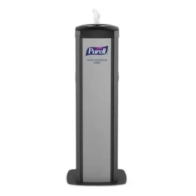 Purell GOJ911401SLVHSW DS360 Hand Sanitizing Wipes Station