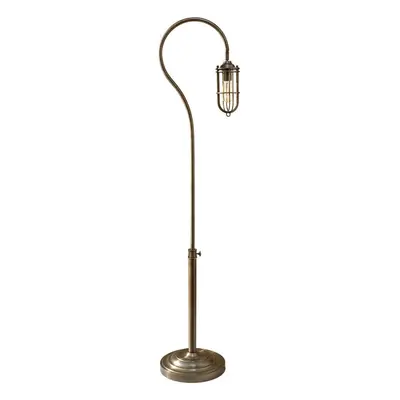 Floor Lamp Alter Height Dark Antique Brass LED E27 60W