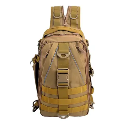 (khaki) Multi-purpose Tactical Sling Pack Backpack