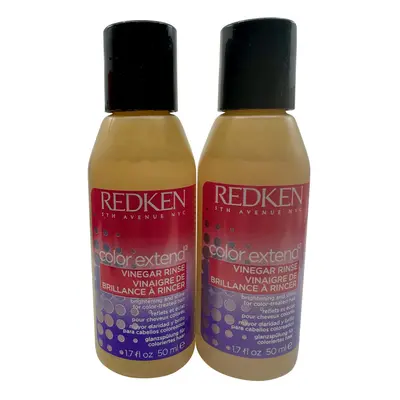 Redken Color Extend Vinegar Rinse Color Treated Hair 1.7 OZ Set of