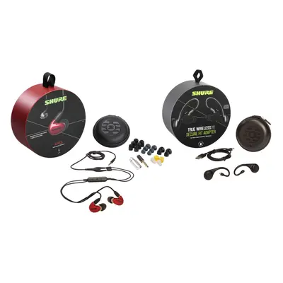 (Black, Bluetooth) Shure AONIC True Wireless Earphone Bundle