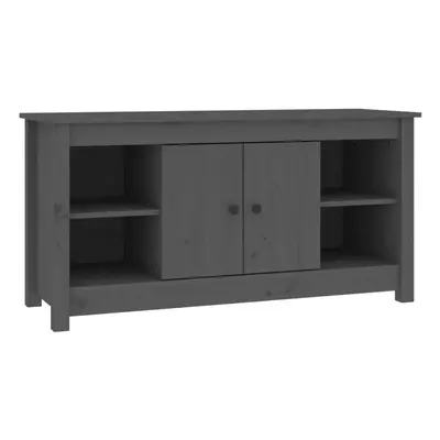 (Grey) vidaXL Solid Wood Pine TV Cabinet TV Console Media Unit Cabinet Multi Colours