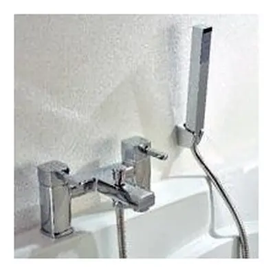 Square Nero Bathroom Bath shower mixer tap chrome Brass