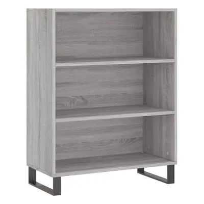 (grey sonoma) vidaxL Shelf Cabinet Bookcase Display Shelf Concrete Grey Engineered Wood