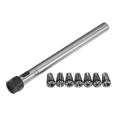 Spring Collet Chuck Holder with 7pcs ER8 2-5mm Spring Collet Set for CNC Milling Lathe Tool