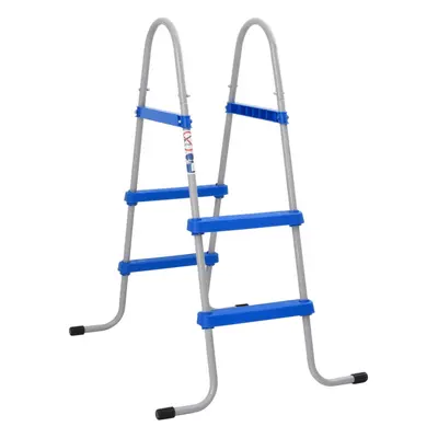 vidaXL Pool Ladder for Above Ground Pool Step Ladder Stair Step Steel&Plastic