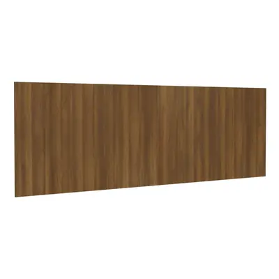 (brown oak) vidaXL Wall Headboard Bed Header Bedroom Wall Bed Headboard Engineered Wood