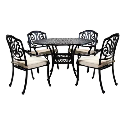 Charles Bentley Premium Furniture Cast Aluminium Seater Outdoor Dining Set