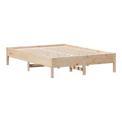 vidaXL Bed Frame Bed Base Bedstead 120x190 cm Small Double Solid Wood Pine