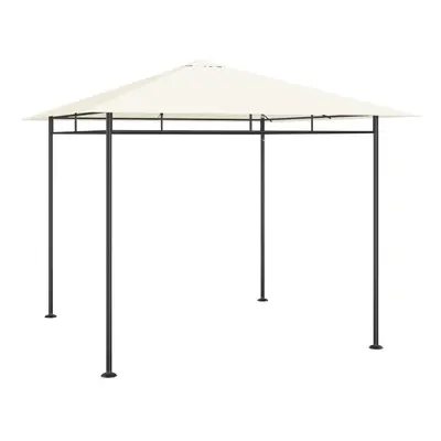 vidaXL Gazebo 3x3x2.7 m Cream g/mÂ² Lawn Outdoor Living Structure Canopy