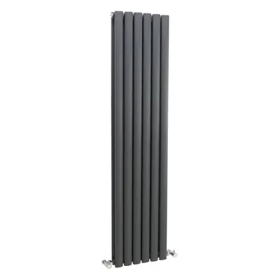 Vertical Double Panel Radiator - 1500mm x 354mm - BTU - Anthracite- Balterley