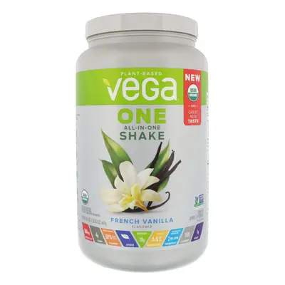 Vega, One, All-in-One Shake, French Vanilla, 1.51 lbs (689 g)