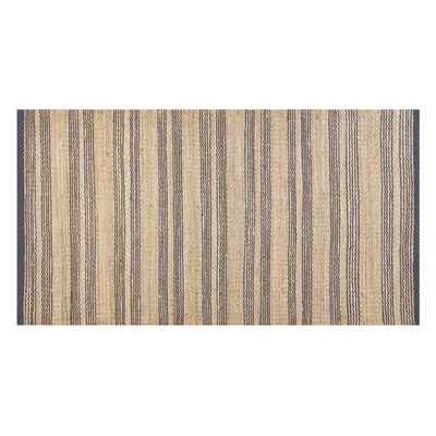 Jute Area Rug x cm Beige and Grey BUDHO