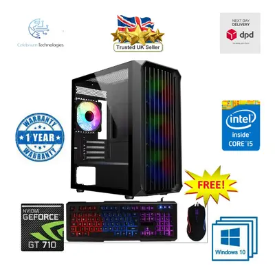 Fast Gaming PC bundle Set Intel i5-6th 16GB RAM 1TB HDD & 128GB SSD SALE