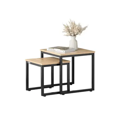 SoBuyÂ® FBT42-N, Nesting Tables Set of Coffee Table Side Table End Table