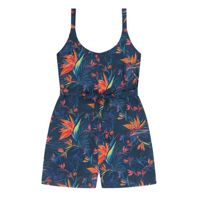 (6 UK, Orange) Animal Womens/Ladies Flora Playsuit