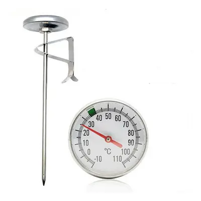 Food Thermometer Stainless Steel Measuring Safety for Coffee Milk