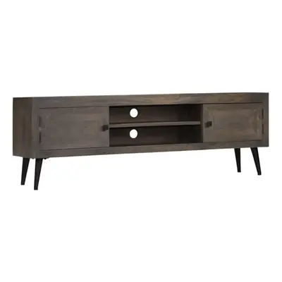 vidaXL Solid Mango Wood TV Cabinet 140x30x45cm Entertainment Centre Stand