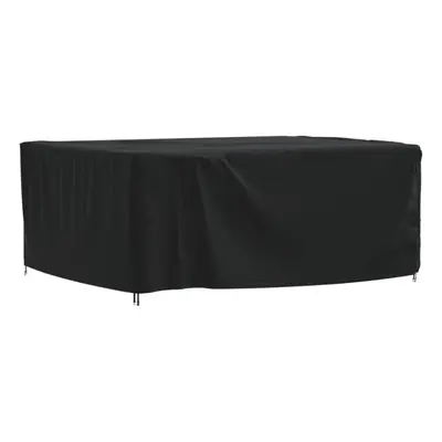 (242 x x cm) vidaXL Garden Furniture Cover Outdoor Furniture Table Cover Black 420D Oxford