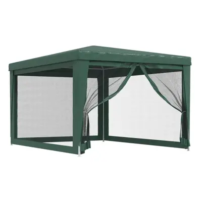 (Green, x x cm (L x W x H)) vidaXL Party Tent with Mesh Sidewalls Canopy Gazebo Multi Colours Mu