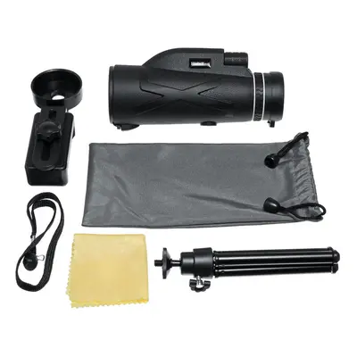 (Package C) 200X70 HD Monocular Universal Optical Telescope Waterproof Low Night Vision with Tri