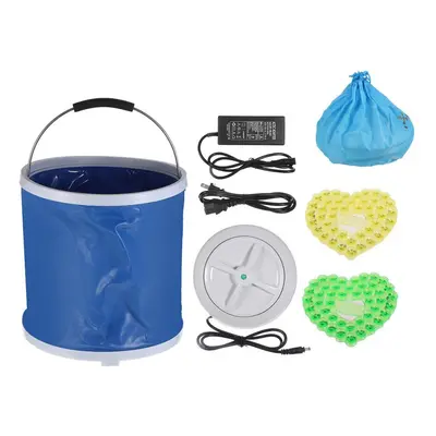 Portable Mini Turbine Clothes Washing Machine 20L Compact 110-240V Foldable Ultrasonic Washer fo