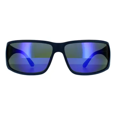 Police Sunglasses SPLB46M Origins 6QSB Solid Midnight Blue Blue