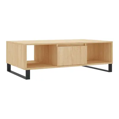 (sonoma oak) vidaXL Coffee Table Side Table Sofa Couch Table Smoked Oak Engineered Wood