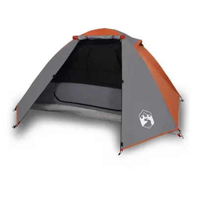 (orange) vidaXL Camping Tent Persons Outdoor Hiking Portable Dome Tent Waterproof