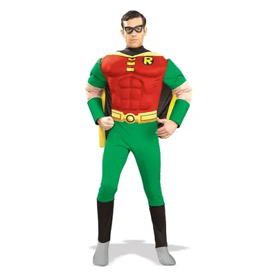 (L) DC Comics Robin Adult Deluxe with Muscle Chest