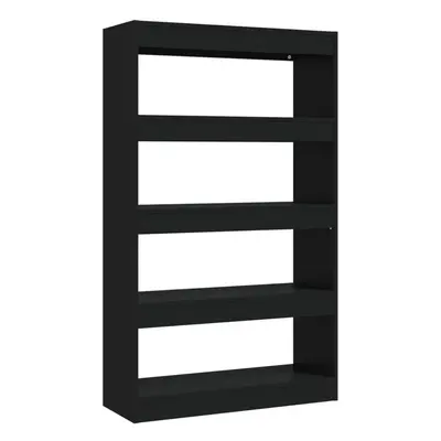 (black) vidaXL Book Cabinet/Room Divider Chipboard Shelf Room Partition Multi Colours