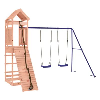 (solid douglas wood) vidaXL Outdoor Playset Playhouse Play Tower Playground Set Solid Wood Dougl