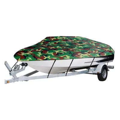 (11-13FT:420*270cm) Boat Cover All-weather Protection Full Covers with Adjustable Strip and Buck