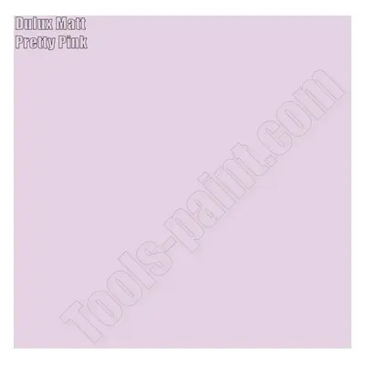 Dulux Matt Emulsion Paint Pretty Pink 5L. Free PSP Touch-up Brush Included.