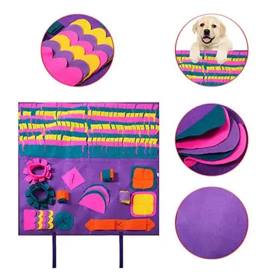 Pet Sniffing Mat Puzzle Dog Cat Toy Bite Resistant Non-slip Design Traing Pets to Eat Slowly