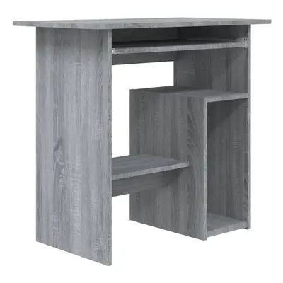 (Grey sonoma) vidaXL Desk Bedroom Office Desk Work Corner Table Study Desk Engineered Wood