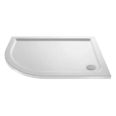 1200mm x 800mm Premium Shower Tray - Left Hand Offset Quadrant - White