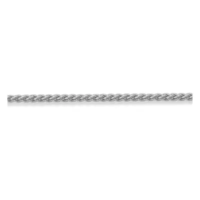 (20) Jewelco London Platinum Platinum Spiga Chain 16"/40Cm - CLNR02377