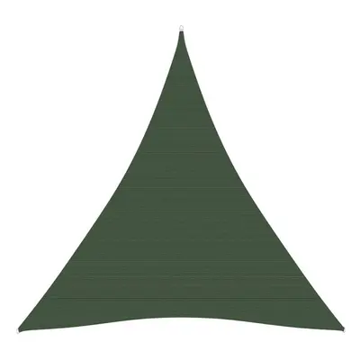 vidaXL Sunshade Sail g/mÂ² Dark Green 5x6x6 m HDPE Sunscreen Shade Canopy