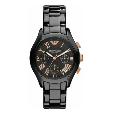 Emporio Armani AR1411 Emporio Black Ceramic Chronograph Women's Watch