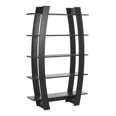 5 Tier Bookcase KENER Black