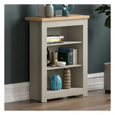 (Grey & Oak) Arlington Tier Bookcase Shelf Library Storage