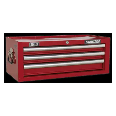 Mid-Box Drawer with Ball-Bearing Slides - Red