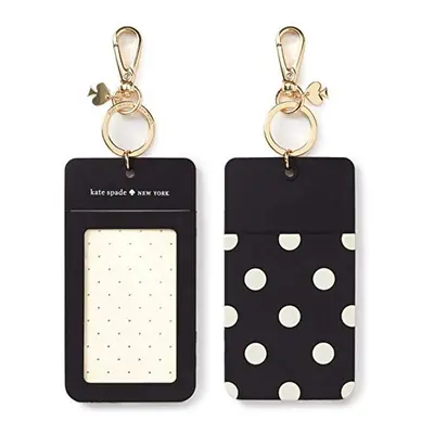 Kate Spade New York Women's Id Clip, Black Dot, Black, No Size