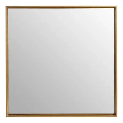 Premier Housewares Wall Mirror Bathroom / Bedroom / Hallway Wall Mounted Medium Gold Mirrors / S