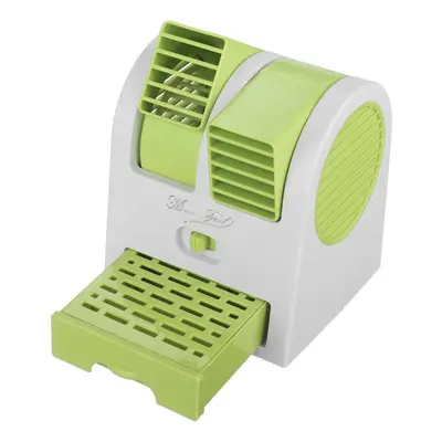 (Green) Mini Cooling Fan Gears Portable Air Conditioner Cooler Car Auto Truck Vehicle